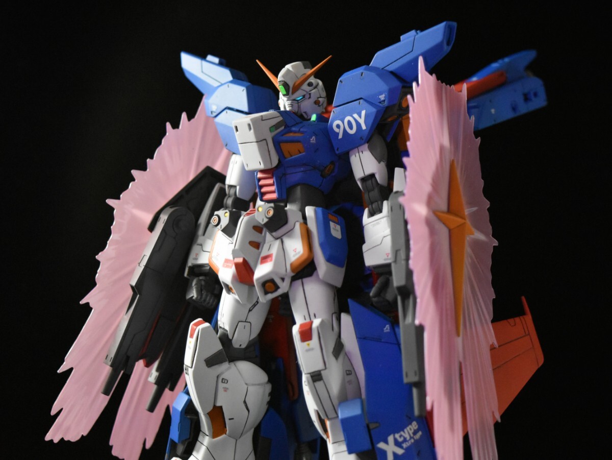 MG クラスターガンダム Xタイプ 全塗装完成品