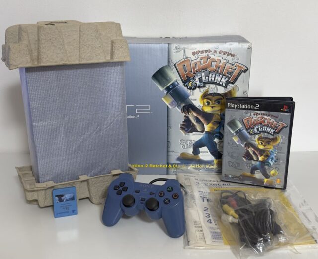 PlayStation 2 SCPH-39000TB トイズブルー ラチェット&クランク