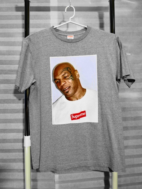 Supreme 2007SS Mike Tyson Tee マイクタイソン Tシャツ グレー L