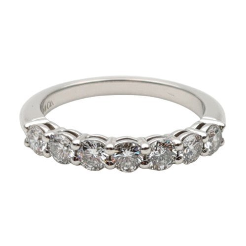 TIFFANY&Co. ダイヤモンドリング フォーエバーバンド エンブレイス Pt950