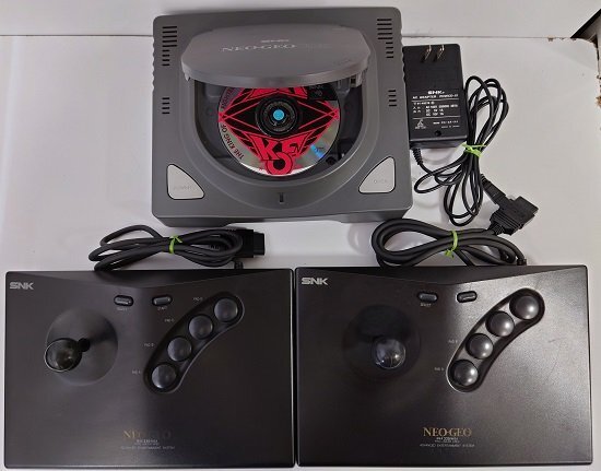 SNK NEO-GEO CD-Z本体 Xスティック ザキングオブファイターズ96