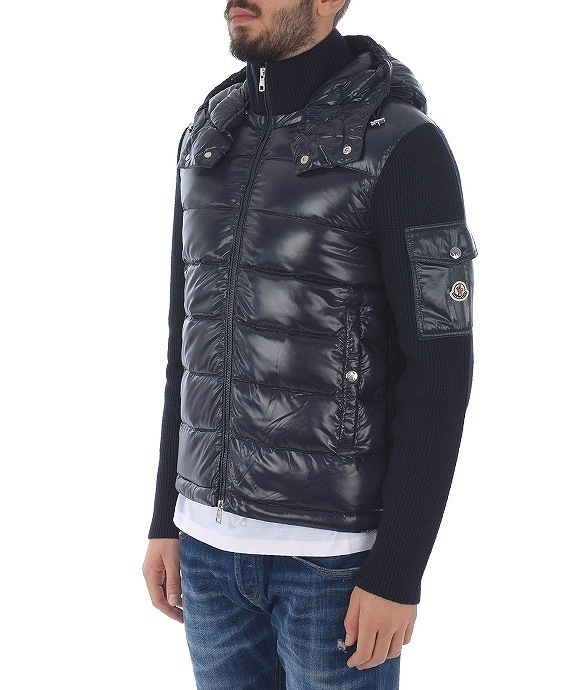 MONCLER モンクレール MA-1型ニットダウンジャケット サイズL