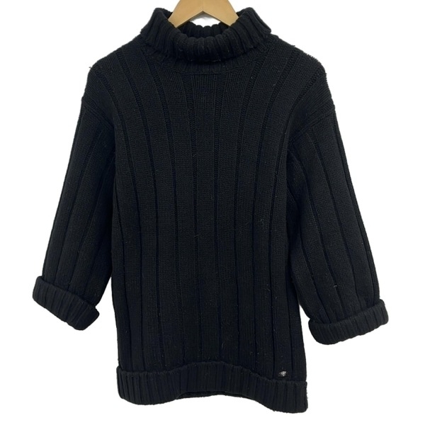 シャネル CHANEL チュニック サイズ36 タートルネック ニット