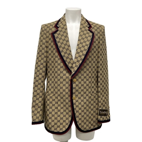 グッチ GUCCI テーラードジャケット サイズ48 654922