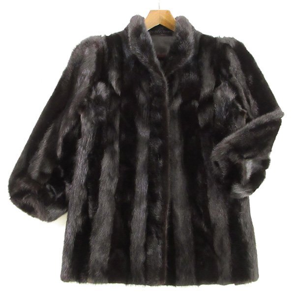 Emilio GUCCI エミリオグッチ SAGA MINK ブラックミンク オーバーサイズコート 13号
