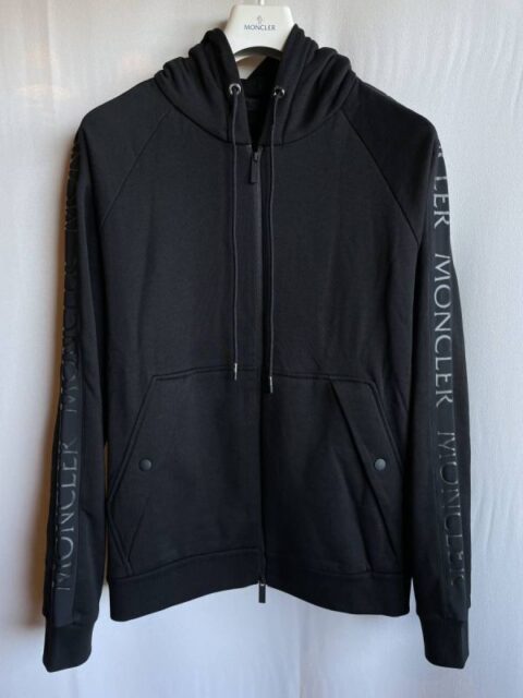 MONCLER モンクレール Matt Black スウェットパーカー XXL
