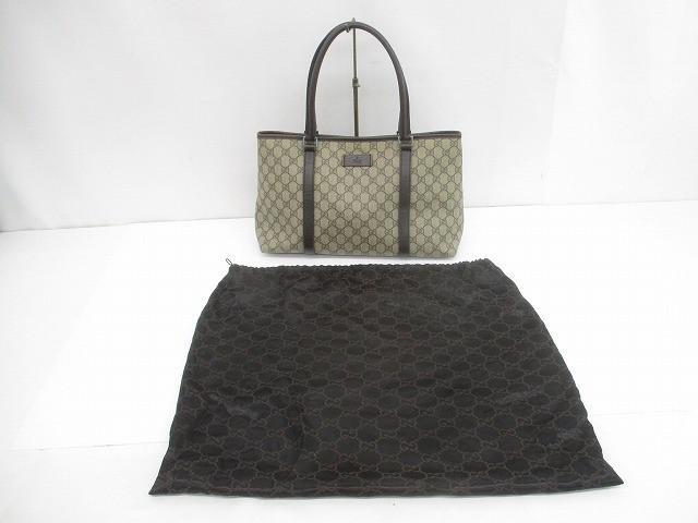 グッチ GUCCI GGスプリーム PVC ハンドバッグ
