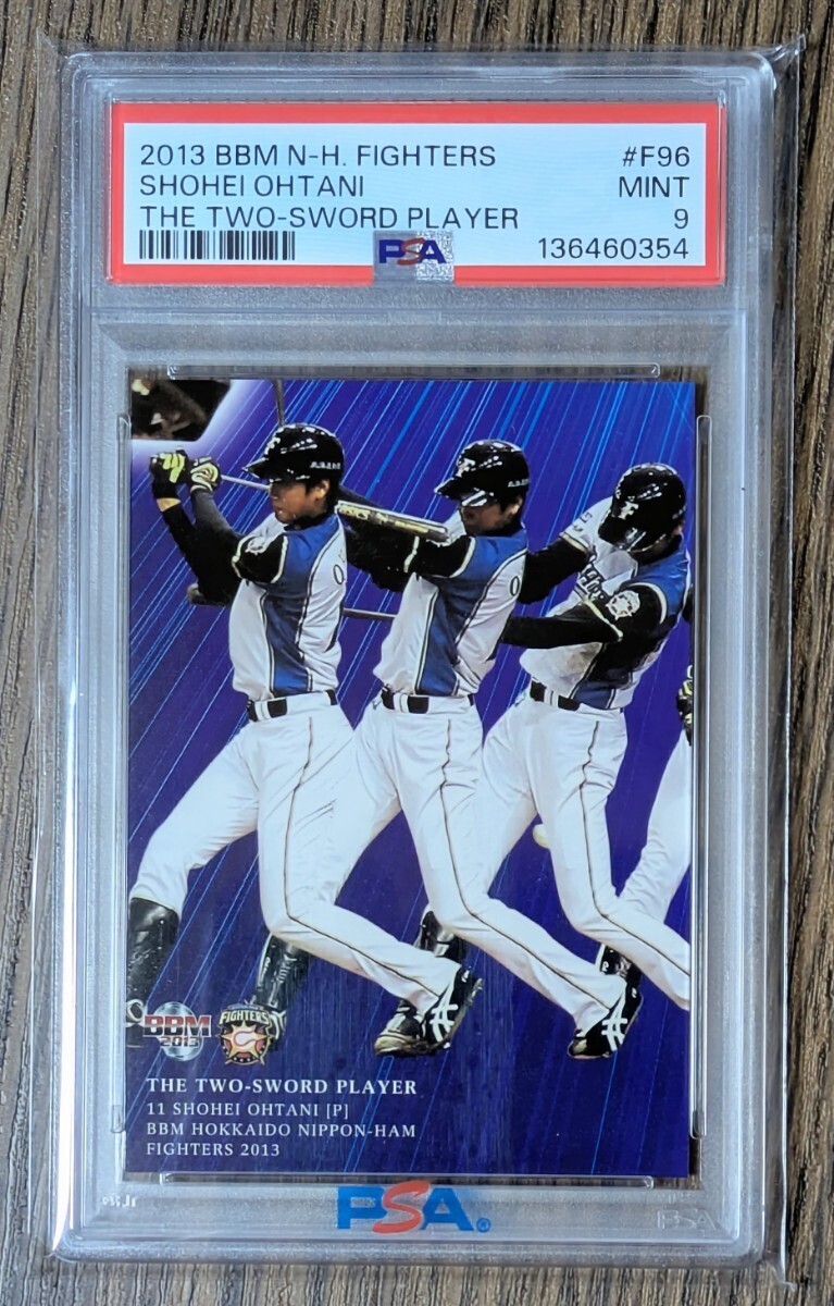 大谷翔平 PSA9 2013 BBM パズルカード #F96