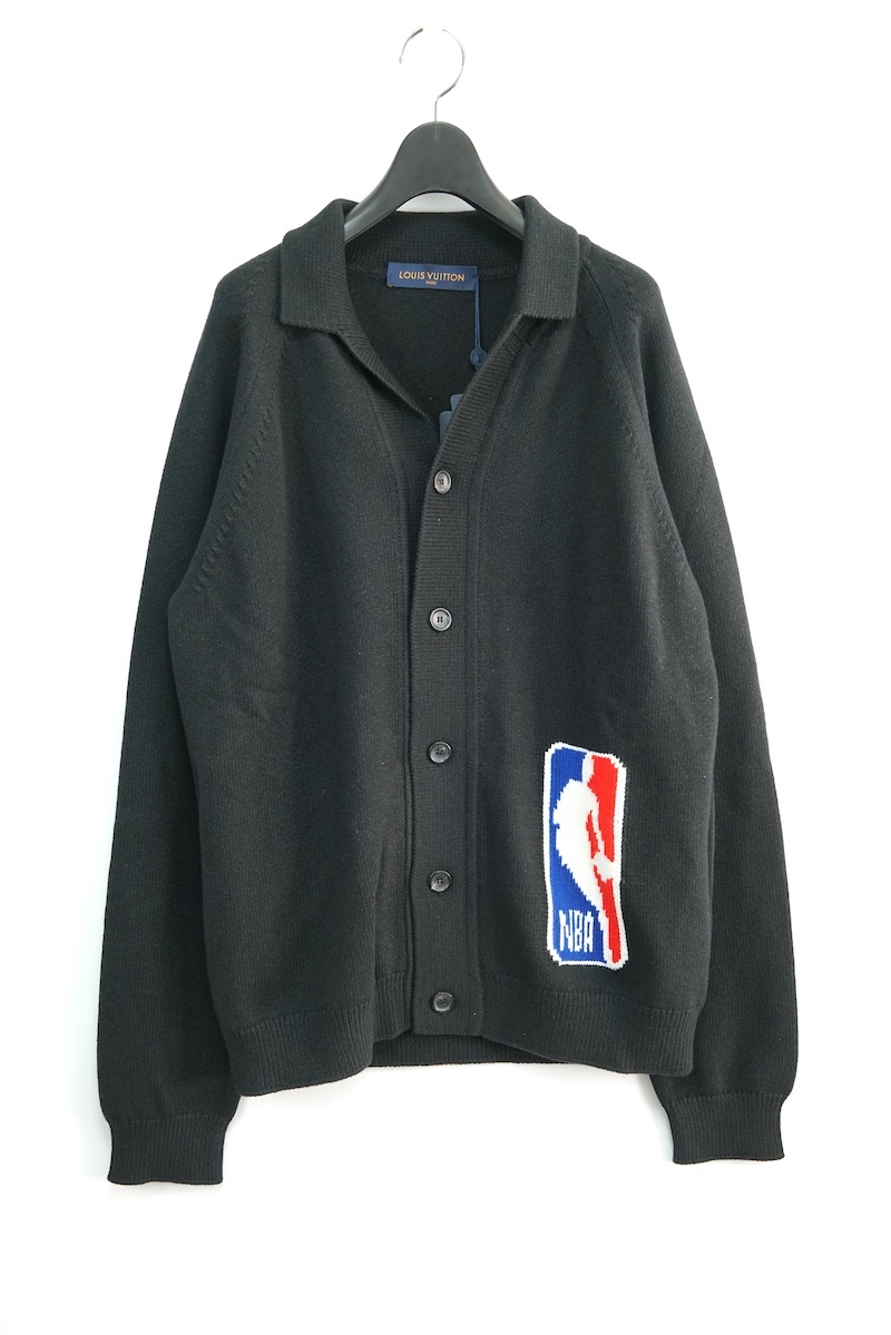 LOUIS VUITTON NBA ニットジャケット ブラック サイズS