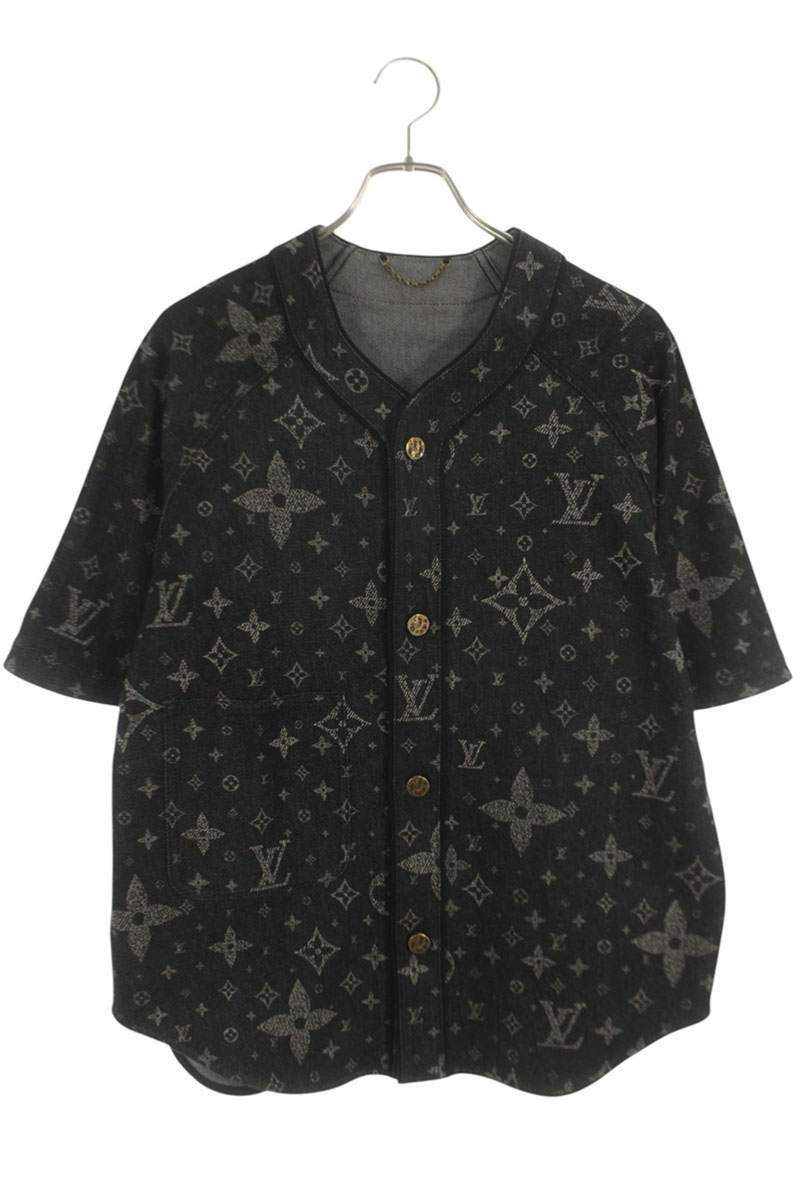 ルイヴィトン モノグラムベースボール半袖シャツ サイズM 24SS