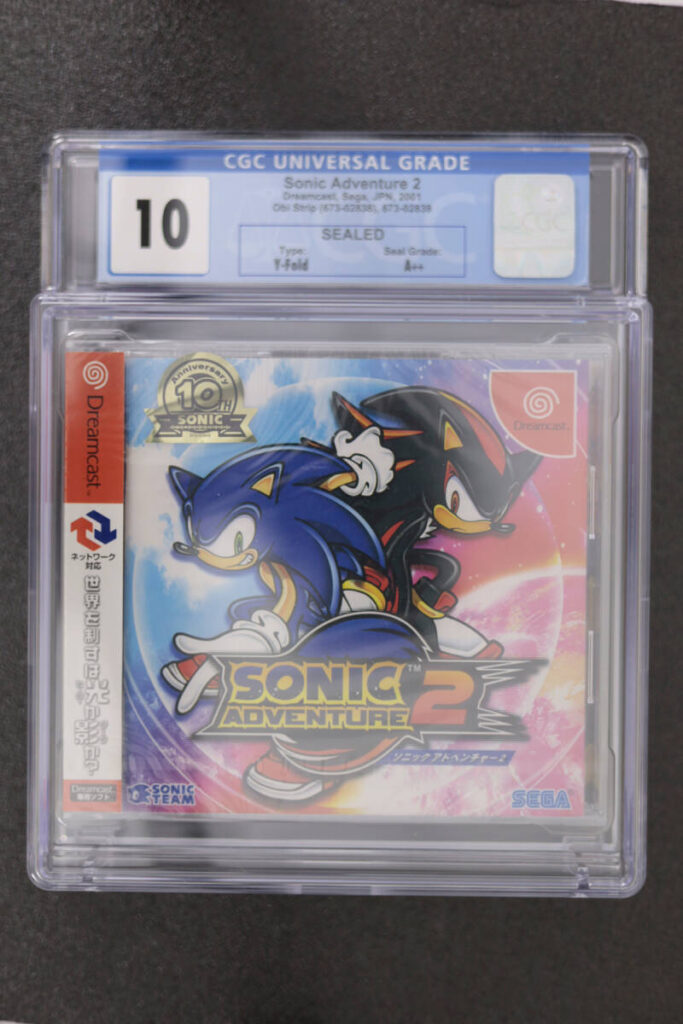 ソニックアドベンチャー2 CGC10 SEALED A++ ドリームキャスト