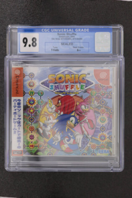 ソニックシャッフル ドリームキャスト CGC9.8 SEALED
