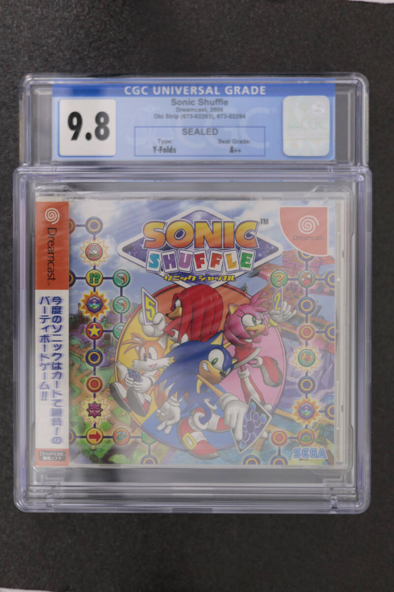 ソニックシャッフル ドリームキャスト CGC9.8 SEALED
