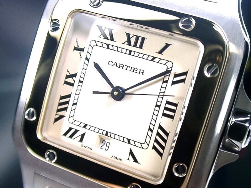 CARTIER カルティエ サントスガルベ 18金/SS Ref.187901 LM