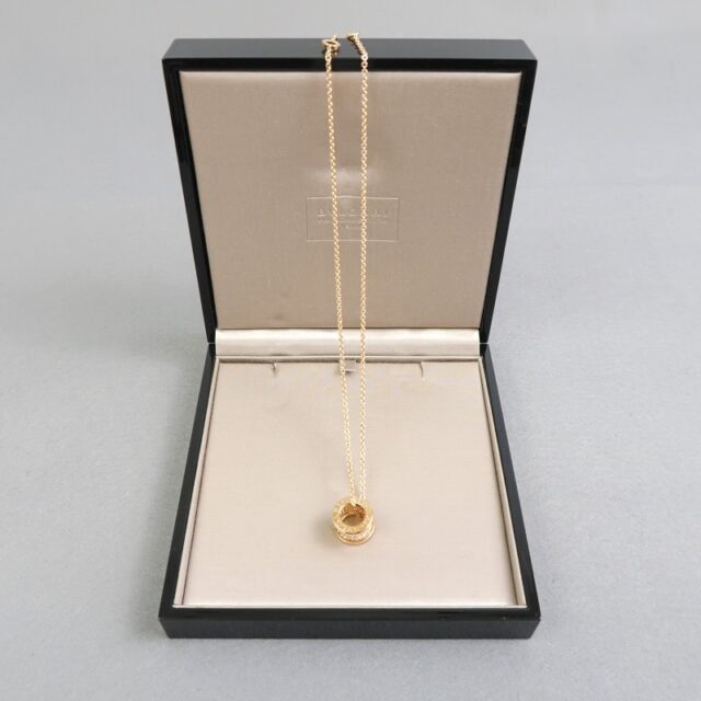 ブルガリ BVLGARI Au750 18金 ダイヤ ネックレス ペンダント