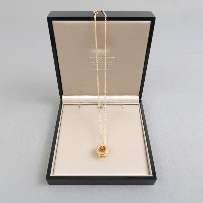 ブルガリ BVLGARI Au750 18金 ダイヤ ネックレス ペンダント