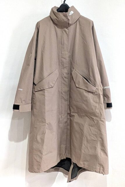 THE NORTH FACE × HYKE GTX Military Coat ベージュ S