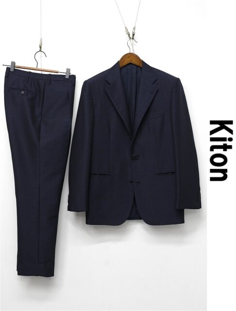 Kiton CIPA 1960 スーツ セットアップ ストライプ モヘヤ 50