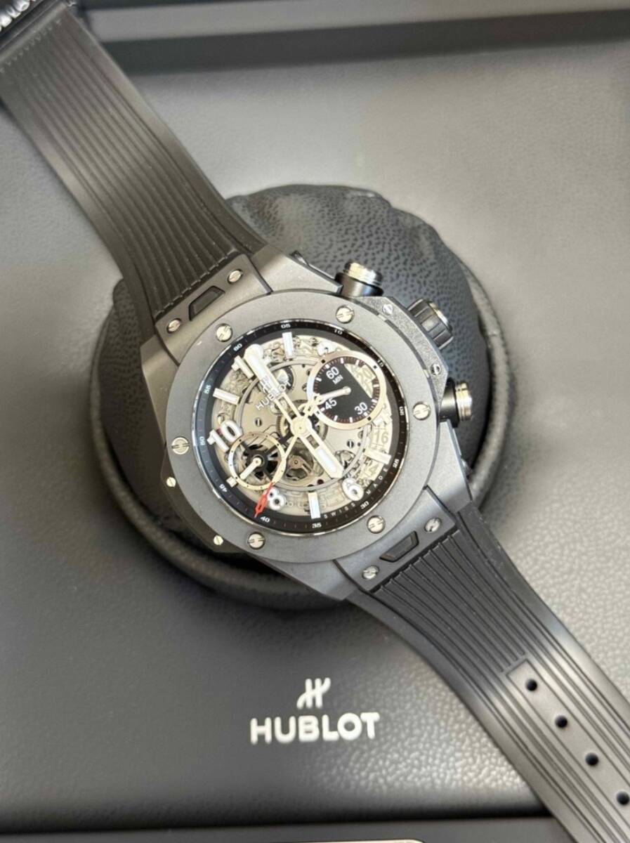 ウブロ HUBLOT ビッグバン ウニコ ブラックマジック 自動巻き