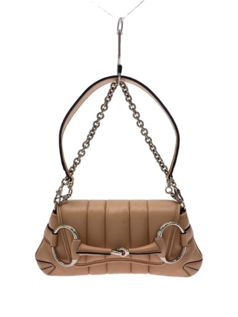 GUCCI ハンドバッグ レザー ピンク