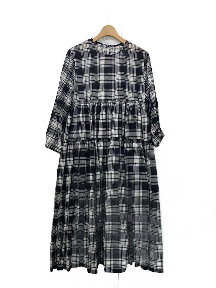 Tao COMME des GARCONS 長袖ワンピース S ウール チェック