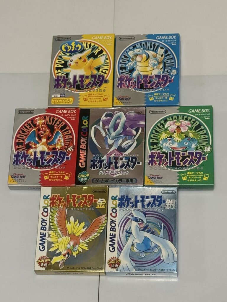 ゲームボーイ ポケットモンスター 7本セット