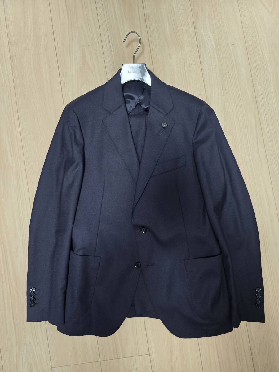 LARDINI ラルディーニ ウール スーツ ネイビー サイズ52