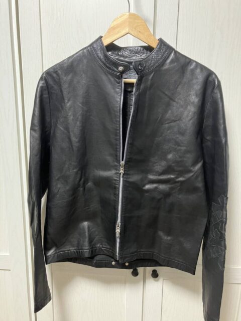 CHROME HEARTS クロムハーツ カスタムライダース レザージャケット XL