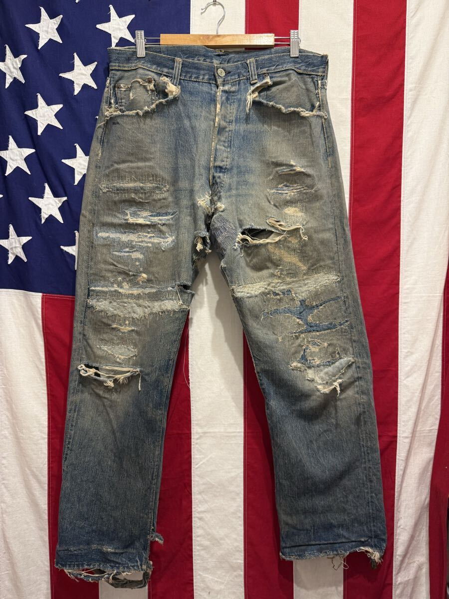 LEVI’S リーバイス 501XX ビッグE 革パッチ ヴィンテージジーンズ W36