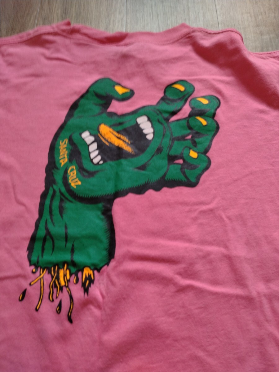 80s ビンテージ Santa Cruz スクリーミングハンド Tシャツ XL