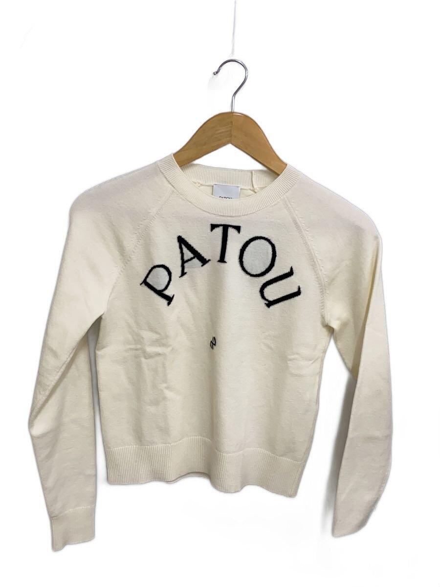 PATOU ニット セーター 薄手 XS ウール ホワイト