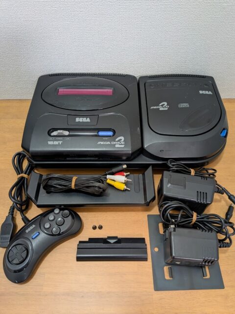 SEGA メガドライブ2 メガCD2 本体 コントローラーセット