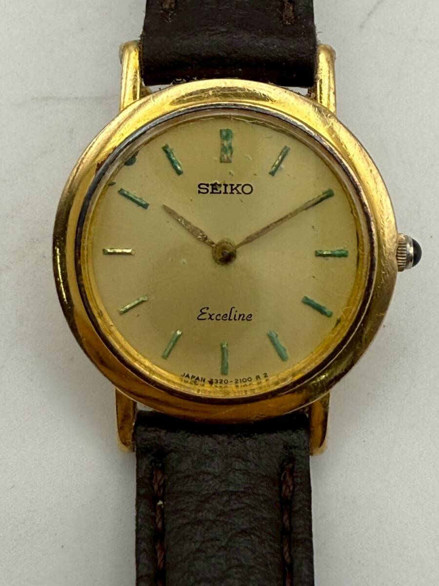 SEIKO Exceline セイコー エクセリーヌ 腕時計 7320-0450 18KT