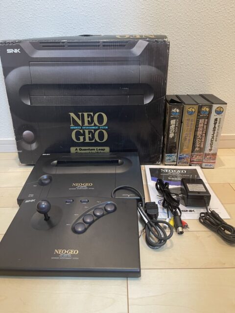 SNK ネオジオ 本体 ゲームソフト4本セット