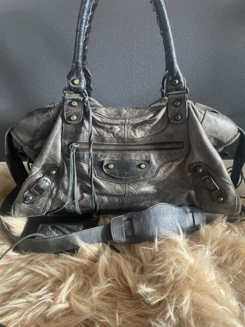 BALENCIAGA バレンシアガ ザ シティ 2way レザートートバッグ