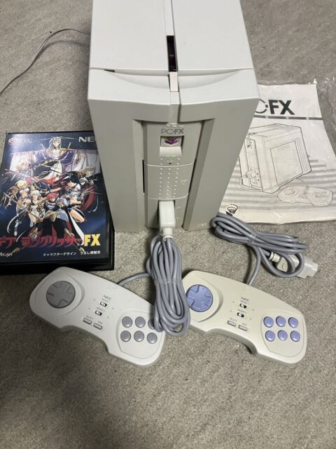 NEC PC-FX 本体 コントローラー×2 ソフト付き セット