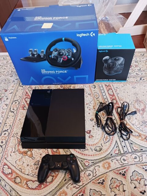 PlayStation4 CUH-1000 Logicool G29 ハンコン シフター セット