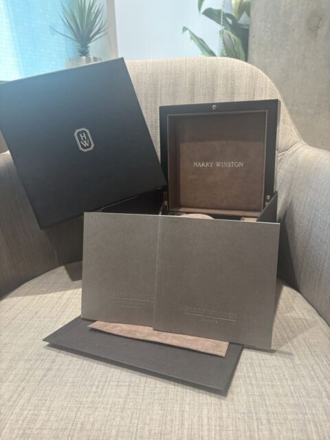 HARRY WINSTON ハリーウィンストン 時計用 ボックス 保証書付き