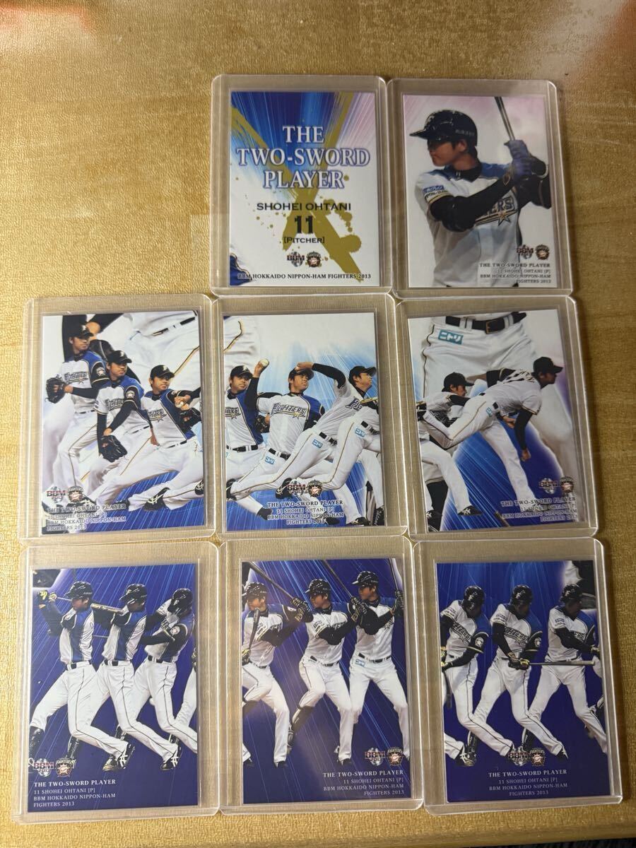 BBM 大谷翔平ルーキーカード F91~98 パズルカード8枚セット