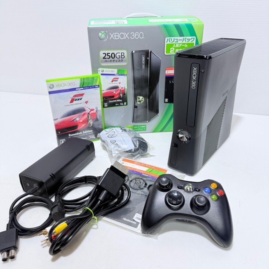 Microsoft XBOX360 250GB HDD Model 1439 本体 コントローラー付き