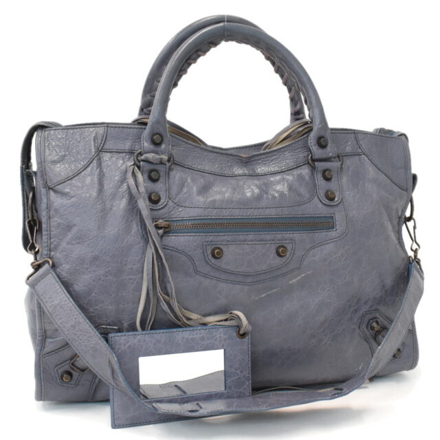 BALENCIAGA バレンシアガ ザシティ 2way ハンドバッグ ショルダー
