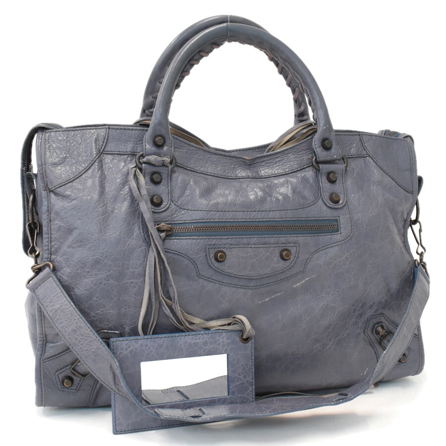 BALENCIAGA バレンシアガ ザシティ 2way ハンドバッグ ショルダー