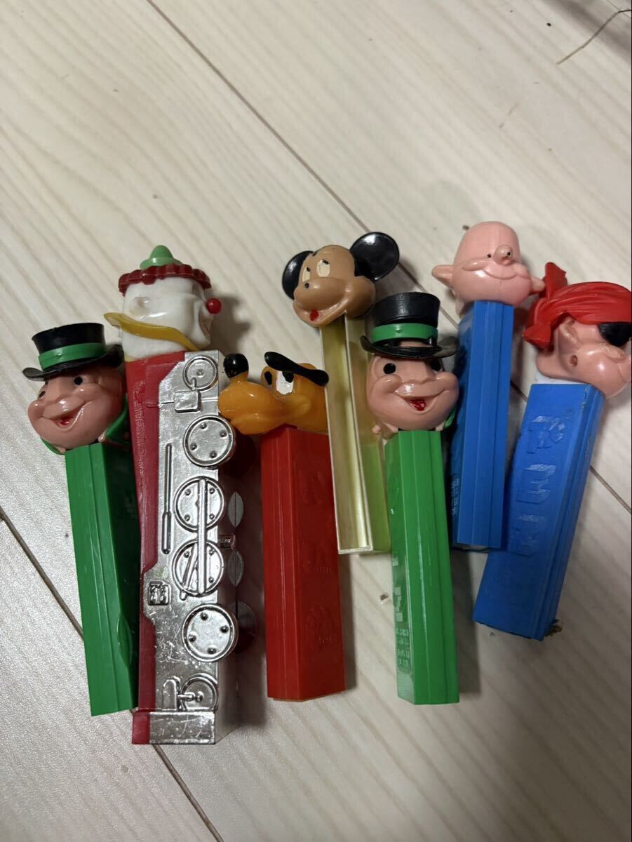 ディズニー ミッキー プルート PEZ ビンテージ フィギュア
