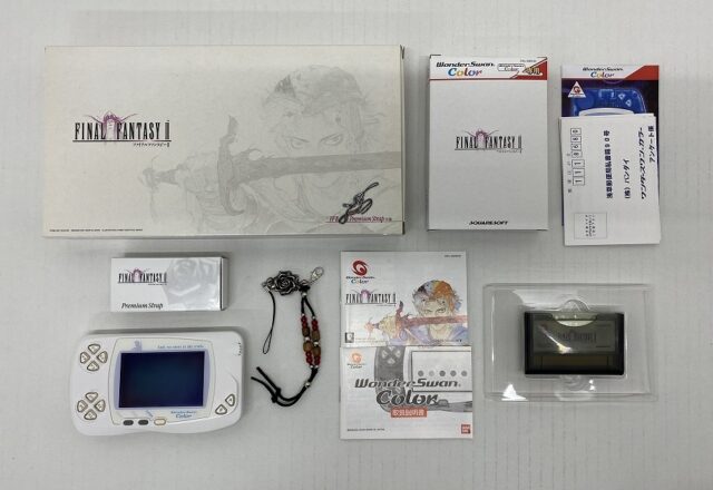 ワンダースワン 本体 ファイナルファンタジーII カートリッジ