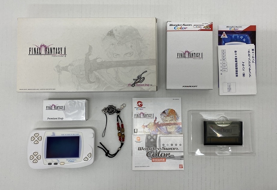 ワンダースワン 本体 ファイナルファンタジーII カートリッジ
