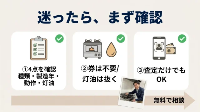 迷ったら、まず確認