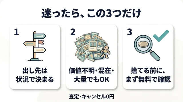 迷ったら、この3つだけ
