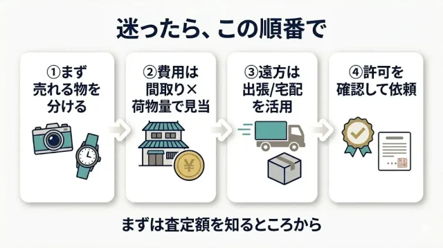 迷ったら、この順番で