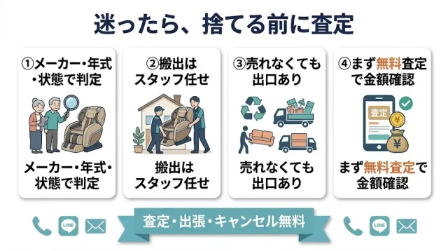 迷ったら、捨てる前に査定