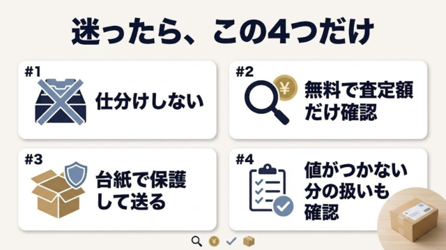 迷ったら、この4つだけ